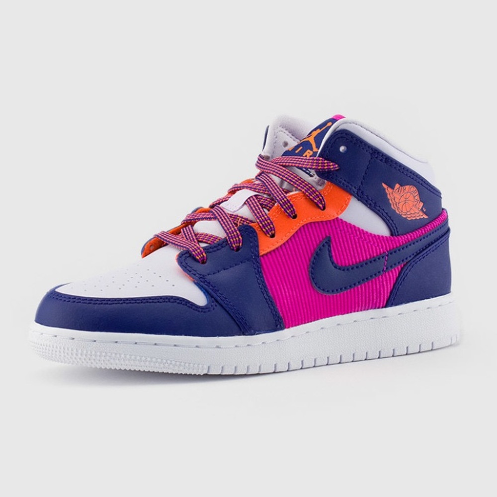 Air Jordan Fire Pink Mid Sneakers